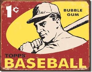 Plechová ceduľa TOPPS - 1959 baseball, (41 x 32 cm)