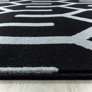 Ayyildiz Kusový koberec COSTA 3524, Čierna Rozmer koberca: 80 x 250 cm