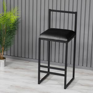 Barová stolička NORDIC čierna