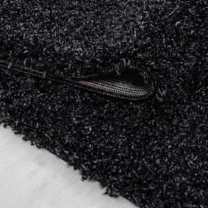 Ayyildiz Kusový koberec LIFE 1500, Okrúhly, Antracitová Rozmer koberca: 80 cm KRUH