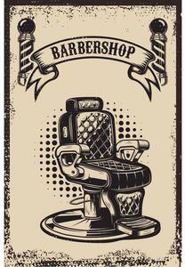 Retro Cedule Ceduľa Barbershop 3