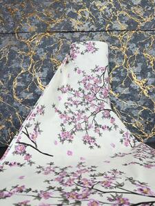 Ervi bavlnené obliečky DUO - kvitnúce ružový strom/ružové