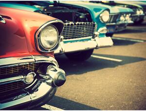 Ceduľa Havan Kuba autá 40 x 30 cm Plechová tabuľa