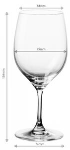 Lunasol - Poháre na biele víno 310 ml set 4 ks - Anno Glas Lunasol META Glass (322080)