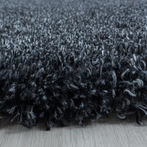 Ayyildiz Kusový koberec FLUFFY 3500, Antracitová Rozmer koberca: 80 x 150 cm