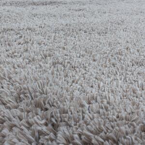 Ayyildiz Kusový koberec FLUFFY 3500, Okrúhly, Béžová Rozmer koberca: 80 cm KRUH