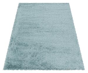 Ayyildiz Kusový koberec FLUFFY 3500, Modrá Rozmer koberca: 80 x 150 cm