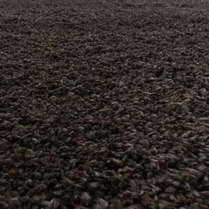 Ayyildiz Kusový koberec FLUFFY 3500, Hnedá Rozmer koberca: 80 x 150 cm