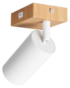 Brilagi - Nástenné bodové svietidlo SELE 1xGU10/30W/230V biela/dubový dekor