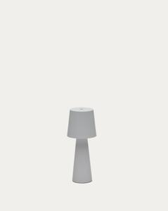 ARENYS SMALL exteriérová stolová bezkáblová lampa Sivá