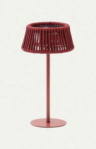 ALDET záhradná solárna stolová lampa Terakota