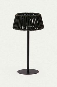 ALDET záhradná solárna stolová lampa Zelená