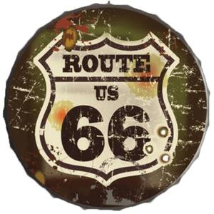 Ceduľa vrchnák Route 66 35x35cm