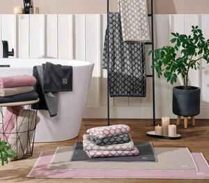 UTERÁK, 70/140 cm, sivá, tmavozelená Dieter Knoll - Kúpeľňový textil