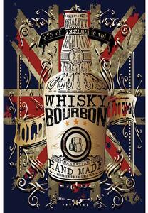 Retro Cedule Ceduľa Whiskey Bourbon