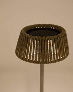 ALDETA záhradná solárna stolová lampa Béžová