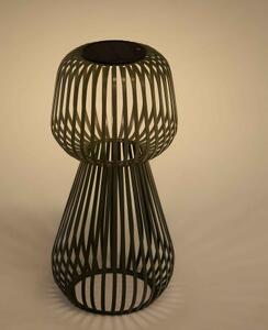 REIBA záhradná solárna stolová lampa Zelená