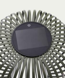 REIBA záhradná solárna podlahová lampa Zelená
