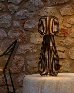 REIBA záhradná solárna podlahová lampa Zelená