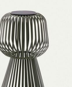 REIBA záhradná solárna stolová lampa Zelená