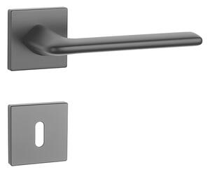 Kľučka na dvere AS - LILA - HR 7S BS - čierna matná (BK)