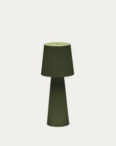 ARENYS LARGE exteriérová stolová bezkáblová lampa Zelená