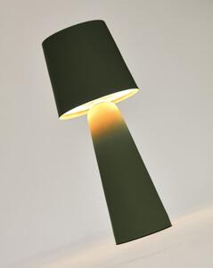 ARENYS SMALL exteriérová stolová bezkáblová lampa Zelená