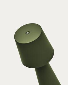 ARENYS SMALL exteriérová stolová bezkáblová lampa Zelená
