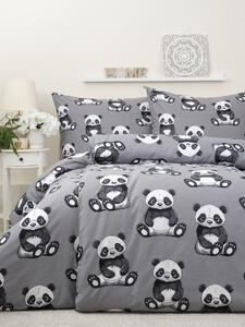 Predĺžené bavlnené obliečky Renforcé – Panda