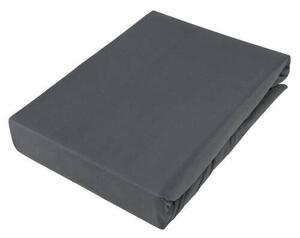 NAPÍNACIA PLACHTA NA BOXSPRIN, džersej, antracitová, 90/220 cm Novel - Obliečky & plachty