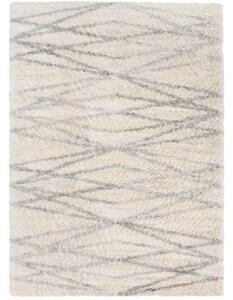 Kusový koberec shaggy Ekin krémový 140x200cm