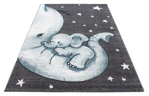Ayyildiz Dětský kusový koberec KIDS 0560, Modrá Rozmer koberca: 80 x 150 cm