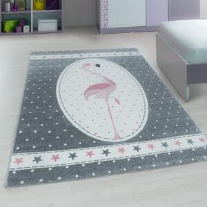 Ayyildiz Detský kusový koberec KIDS 0630, Ružová Rozmer koberca: 160 x 230 cm