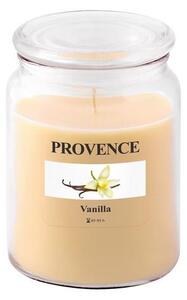 Provence Vonná sviečka v skle PROVENCE 95 hodín vanilka
