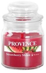 Provence Vonná sviečka v skle PROVENCE 24 hodín jahoda a melón