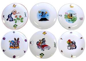 Thun Porcelánový plytký tanier THUN krtko 20,8cm