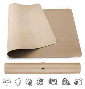 Podložka pod myš a klávesnicu MOSH eco koža, cappucino, 90 x 45 cm (MSH-TC-CP)