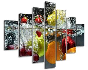 Obraz na plátne Sladké ovocie - 7 dielny Rozmery: 210 x 100 cm