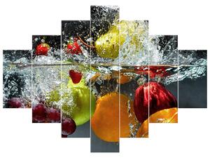 Obraz na plátne Sladké ovocie - 7 dielny Rozmery: 210 x 100 cm