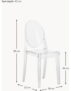 Dizajnová stolička Victoria Ghost