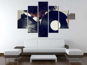 Gario 5 dielny obraz na plátne Retro music Veľkosť: 150 x 100 cm