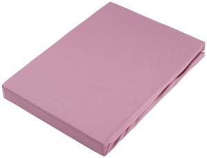 NAPÍNACIA PLACHTA NA BOXSPRIN, džersej, hnedofialová, 90/220 cm Novel - Obliečky & plachty