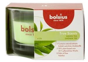 Bolsius Vonná sviečka v skle BOLSIUS 13 hodín zelený čaj