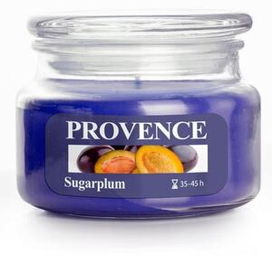 Provence Vonná sviečka v skle PROVENCE 45 hodín slivka