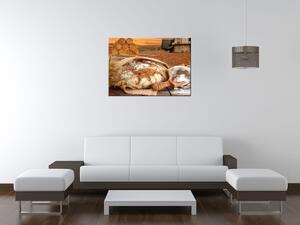 Gario Obraz na plátne Vidiecky domáci chlieb Veľkosť: 50 x 50 cm
