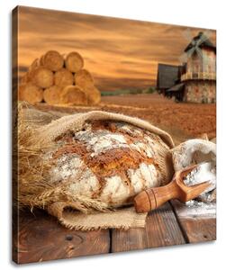 Gario Obraz na plátne Vidiecky domáci chlieb Veľkosť: 100 x 70 cm