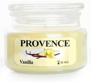 Provence Vonná sviečka v skle PROVENCE 45 hodín vanilka