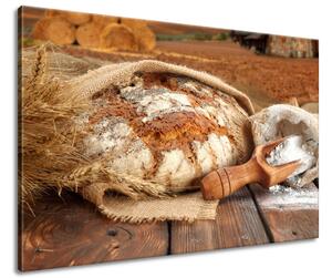 Gario Obraz na plátne Vidiecky domáci chlieb Veľkosť: 100 x 70 cm