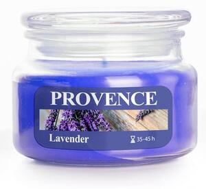 Provence Vonná sviečka v skle PROVENCE 45 hodín levanduľa
