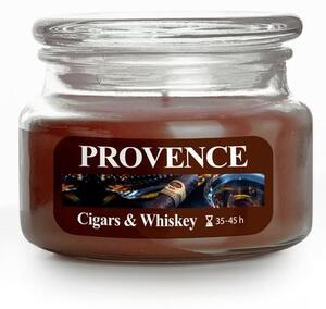 Provence Vonná sviečka v skle PROVENCE 45 hodín cigars&whiskey